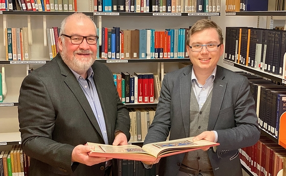 V. l.: Dipl.-Theol. Ingo R. Glückler M.A. (LIS) M.Th.(Abdn.), Mag. Markus Bürscher M.A. (LIS). 