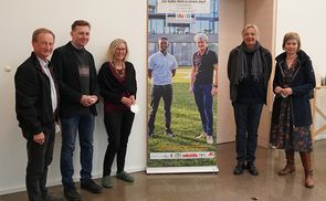 Mag. Franz Heinz, Diakon Mag. Christian Hein, Elisabeth Denkmayr, Renate Bachinger (ReKI Urfahr-Umgebung), Bernhard Knogler (IN:RO) 