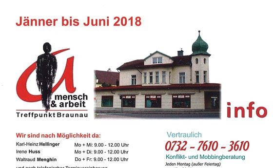 Infobild / Treffpunkt mensch&arbeit Braunau Infobild