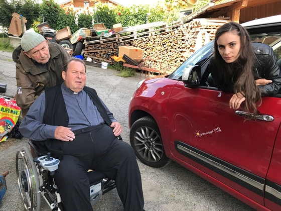 Ottfried Fischer mit Jasmin Mairhofer und Heinz Fitz