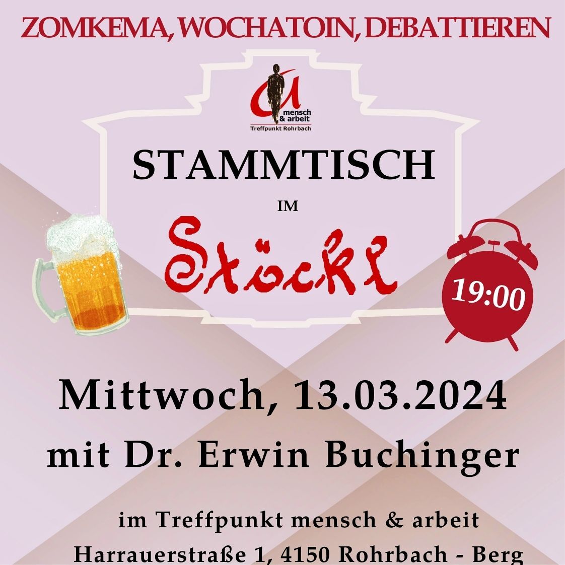 Stöckl Stammtisch / Anna Bräuer