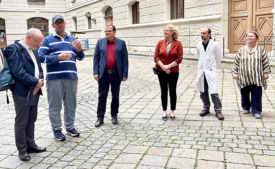 Organisatoren und Referent:innen (v. l.): Christoph Freudenthaler, Thomas Schlager-Weidinger, Friedrich Forsthuber, Karina Grömer, Daniel Oberndorfer und Walpurga Antl-Weiser
