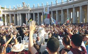 MinistrantInnen aus Gramastetten in Rom © Pfarre Gramastetten