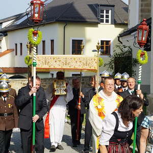 Fronleichnam 2018, Pfarre Neumarkt im Mühlkreis