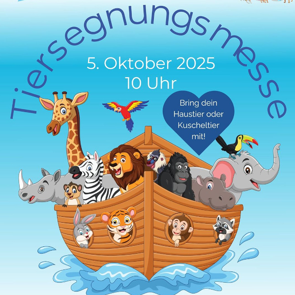 Plakat Tiersegnungsmesse 2025