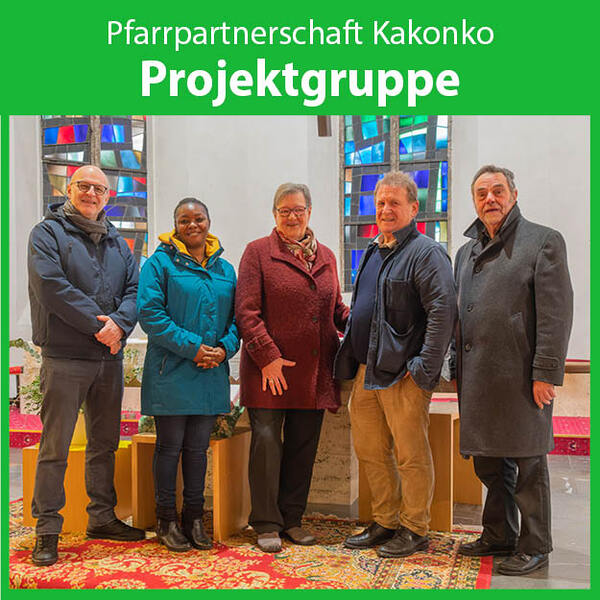 Projektteam Kakonko / Foto Haijes Günther Humer (Projektleiter), Stella Baradyana, Maria Spernbauer, Thomas Pauzenberger, P. Severin Kranabitl - nicht am Bild Gottfried Kerbl