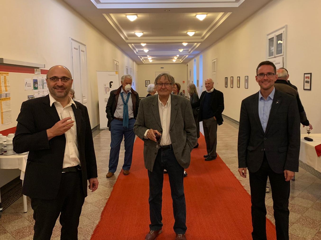 Hubert Nitsch (Kunstreferat/Diözesankonservatorat der Diözese Linz, Diözesankunstverein), Josef Bauer, Michael Münzner (Regens Priesterseminar)