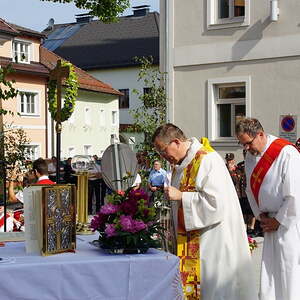 Fronleichnam 2018, Pfarre Neumarkt im Mühlkreis