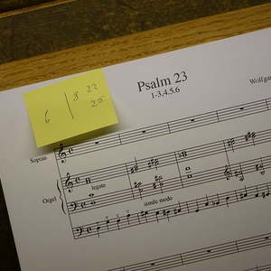 Notenblatt zu 'Psalm 23' (Kreuzhuber)