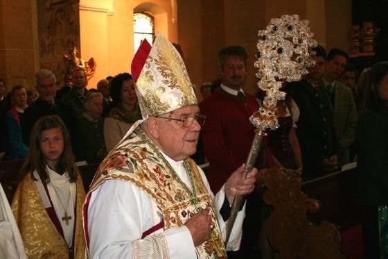 Bischof em. Maximilian Aichern feierte in seinem Heimatkloster St. Lambrecht sein Goldenes Abtjubiläum. © Schneider