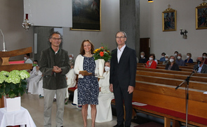 Überreichung der Severinmedaille in der Pfarre Frankenburg